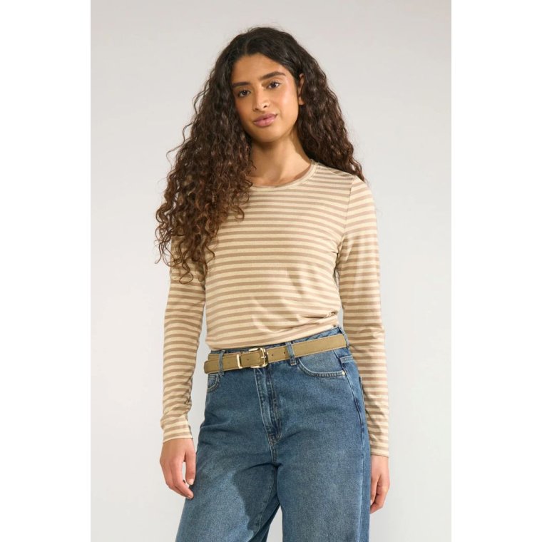 N�MPH - NURIXIE BLOUSE - Silver Mink