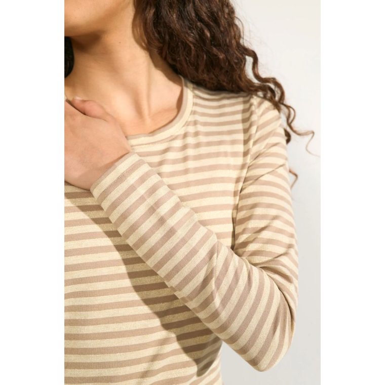 N�MPH - NURIXIE BLOUSE - Silver Mink