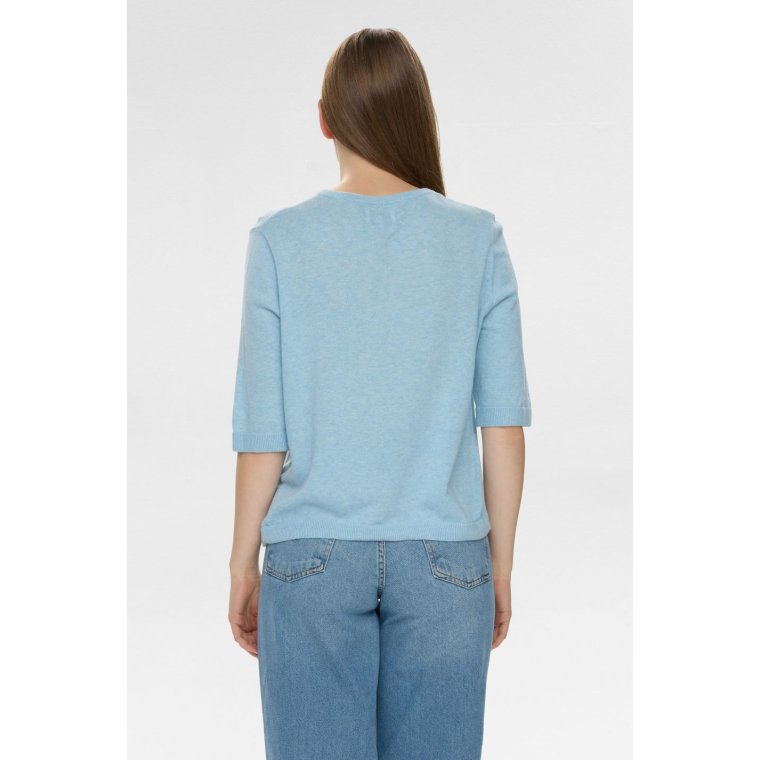N�mph - NUCALLY SS PULLOVER - Airy Blue