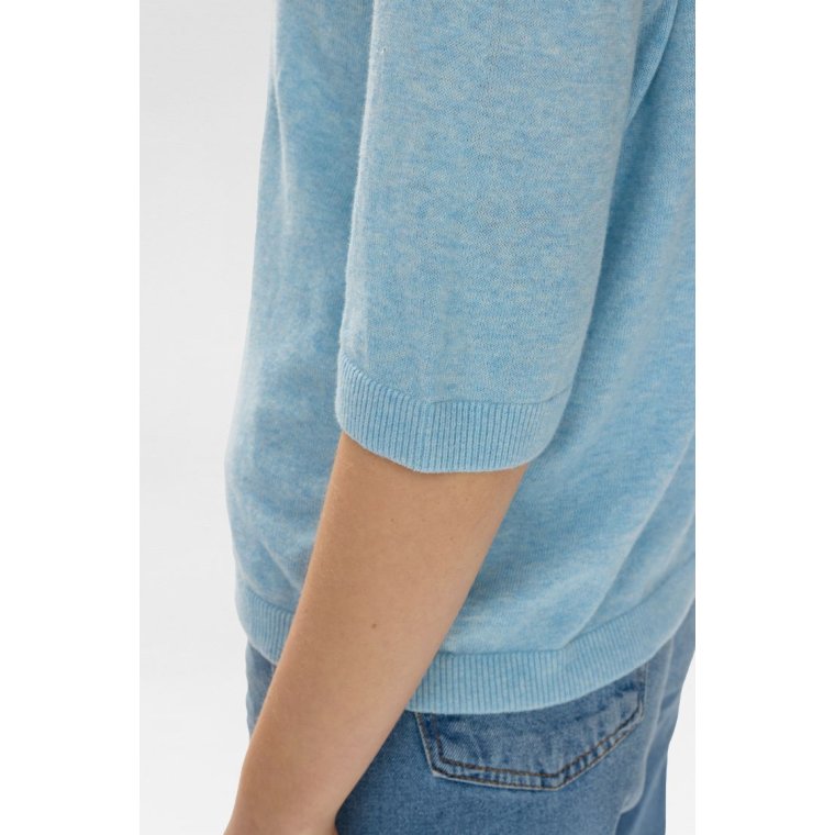 N�mph - NUCALLY SS PULLOVER - Airy Blue