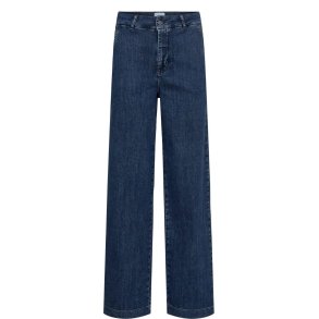 N�MPH - NUAMBER HR WIDE JEANS B3013 - Medium Blue Denim