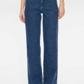 N�MPH - NUAMBER HR WIDE JEANS B3013 - Medium Blue Denim