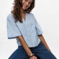 N�MPH - NUMELANIE SS SHIRT - Hydrangea