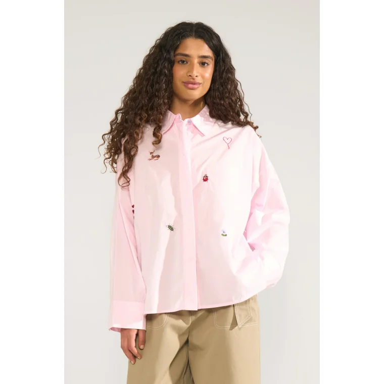 N�MPH - NUTENJA SHIRT - Pink Lady