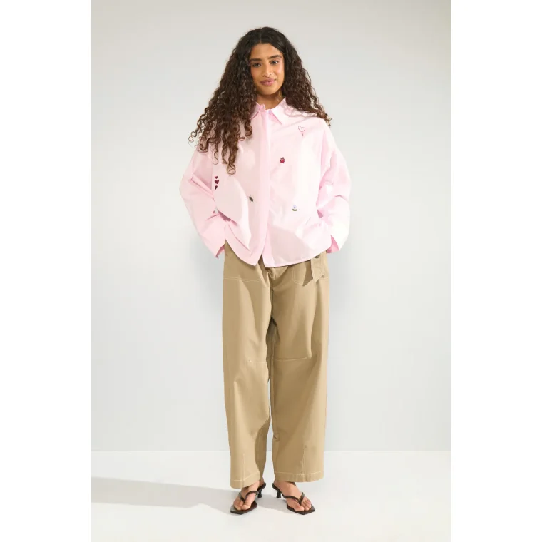 N�MPH - NUTENJA SHIRT - Pink Lady