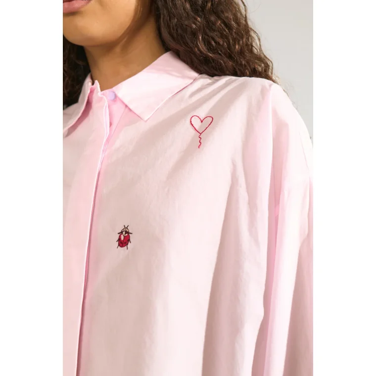 N�MPH - NUTENJA SHIRT - Pink Lady