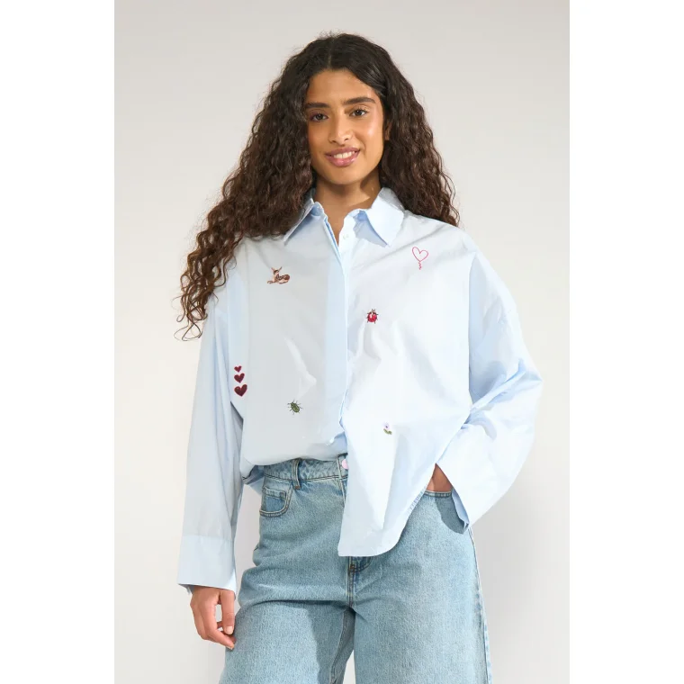 N�MPH - NUTENJA SHIRT - Floaty Blue