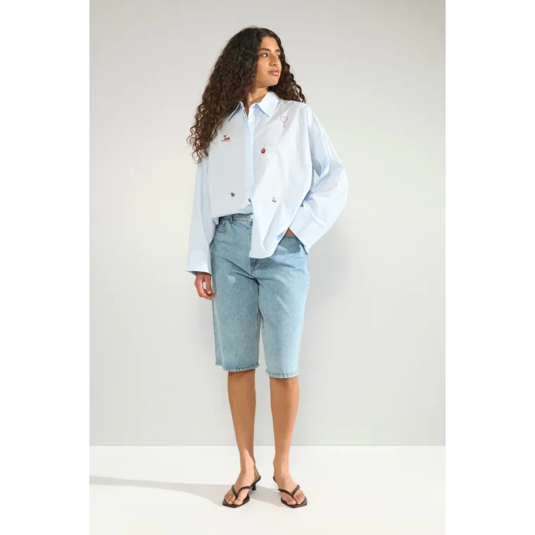 N�MPH - NUTENJA SHIRT - Floaty Blue