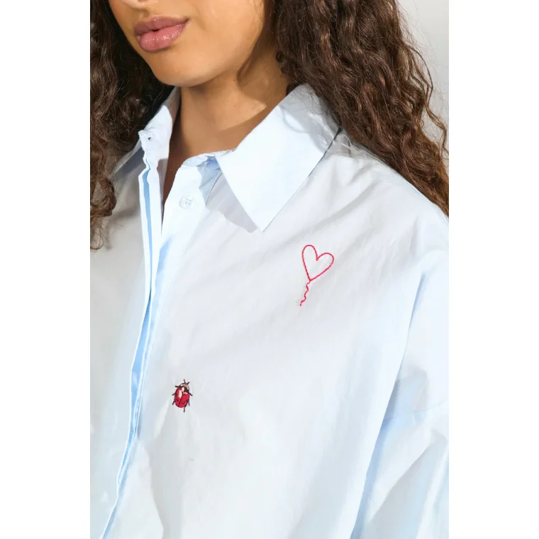 N�MPH - NUTENJA SHIRT - Floaty Blue
