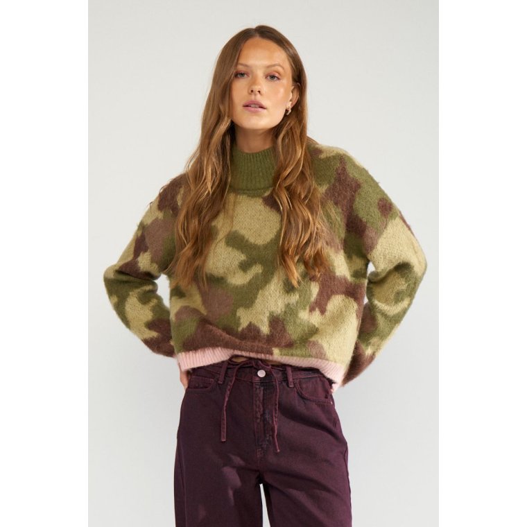 N�MPH - NUCAMU PULLOVER - Calla Green