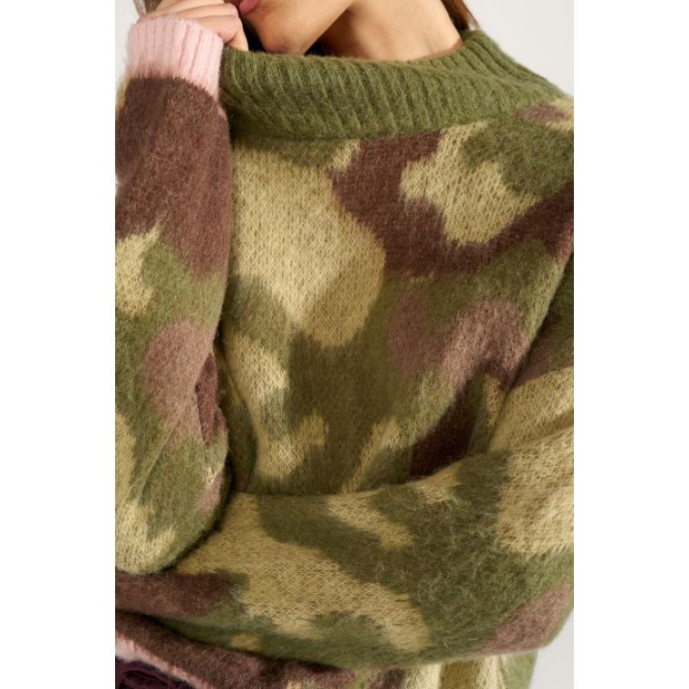 N�MPH - NUCAMU PULLOVER - Calla Green