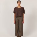 Six Ames - DANA SWEATER - Chocolate Mlange