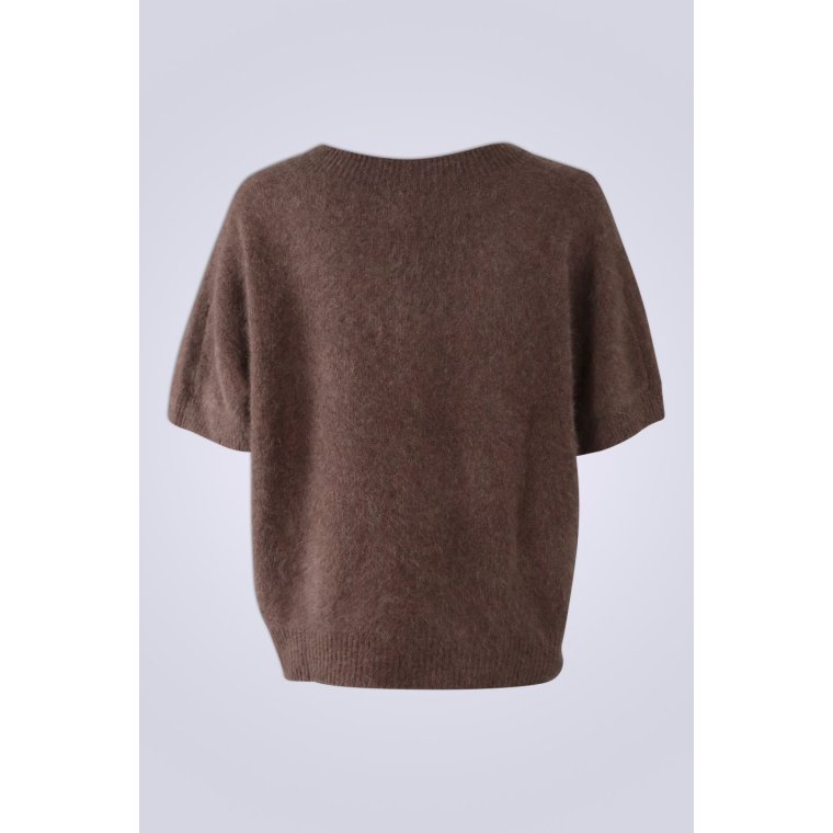 Six Ames - DANA SWEATER - Chocolate Mlange