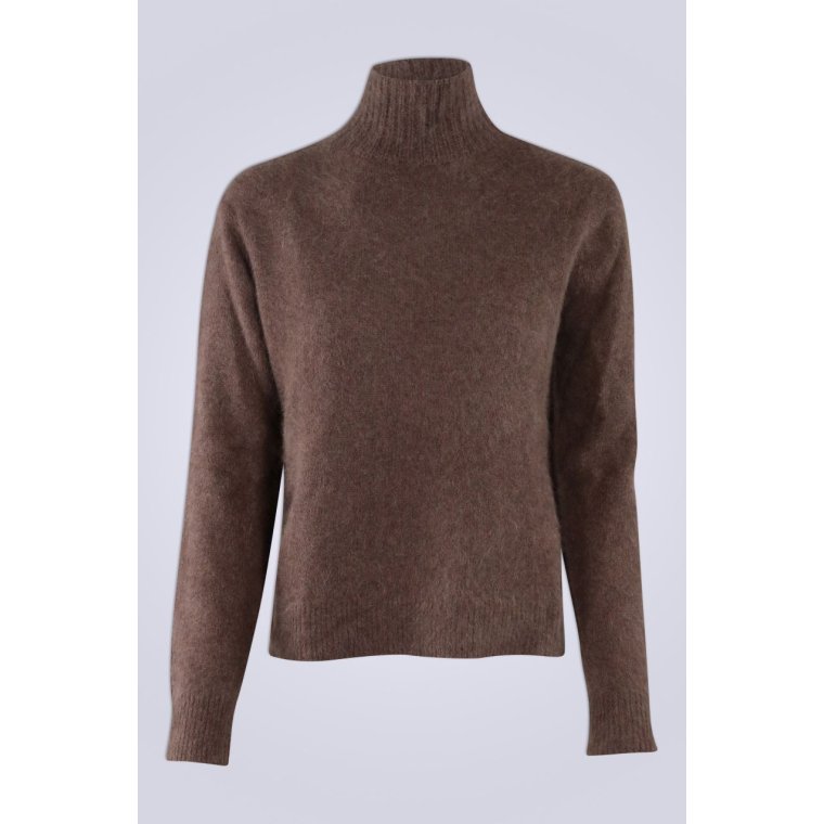 Six Ames - JADE SWEATER - Chocolate Mlange