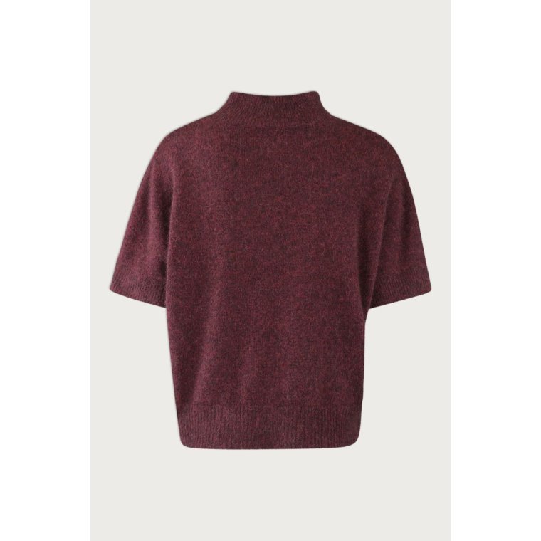 Six Ames - DOANNA SWEATER - Red Wine Melange