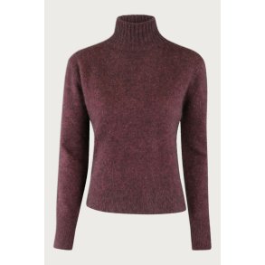 Six Ames - JADE SWEATER - Red Wine Melange