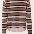 Six Ames - LILY STRIPE SWEATER - Dusty Blush Stripe