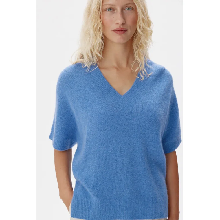 Six Ames - DANA SWEATER - Coastal Blue Melange