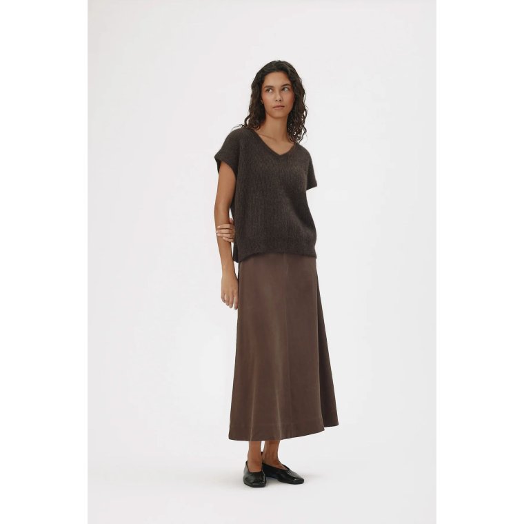Six Ames - LEYA SWEATER - Espresso Brown