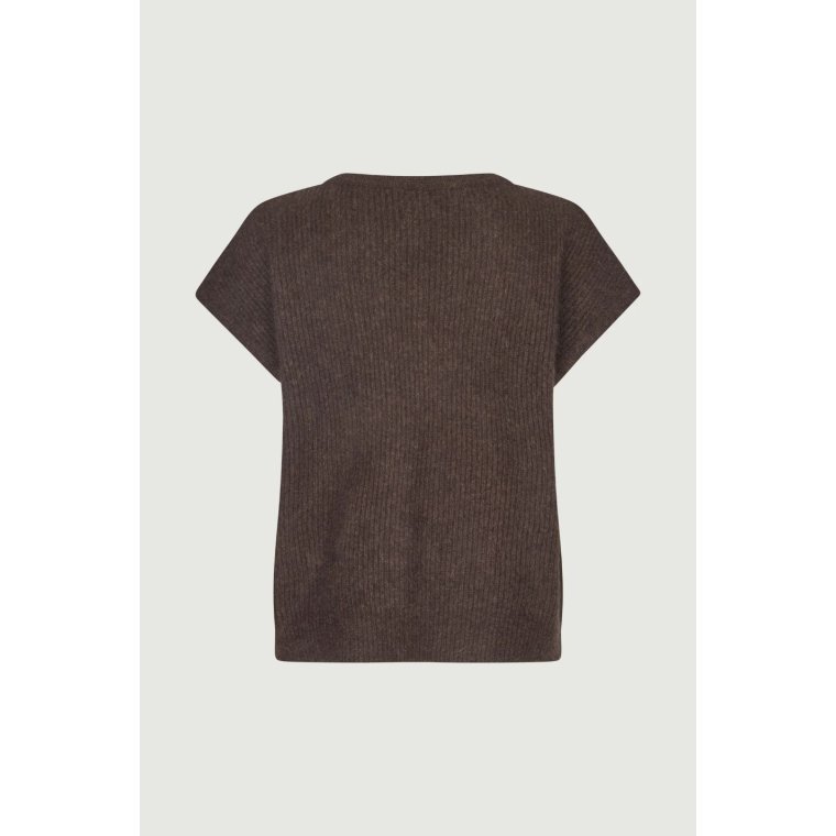 Six Ames - LEYA SWEATER - Espresso Brown