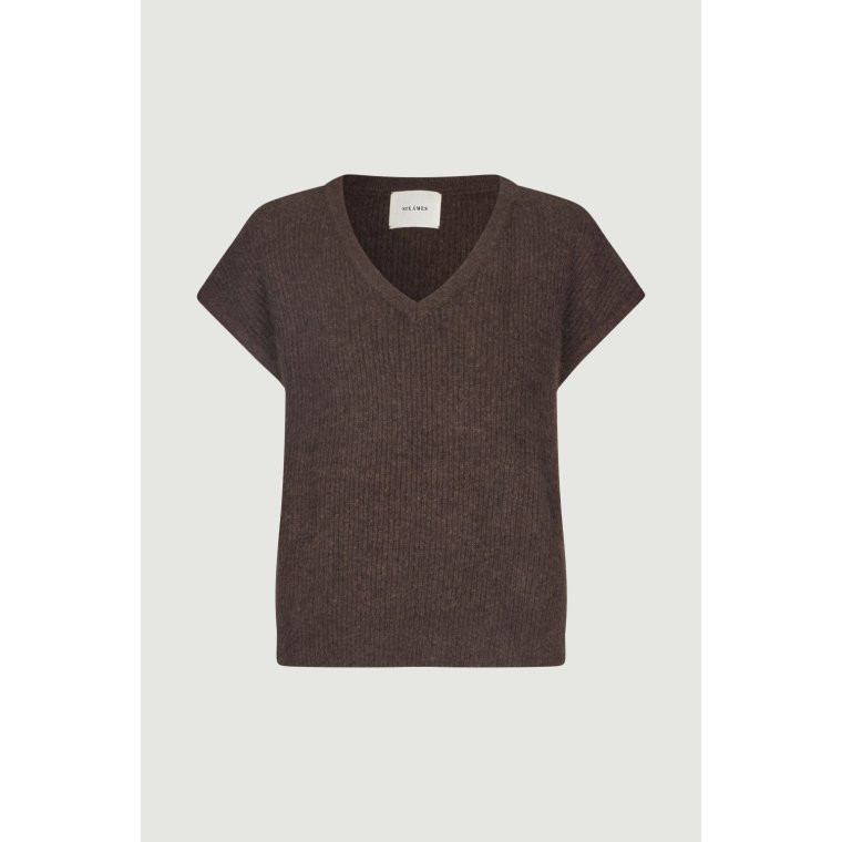 Six Ames - LEYA SWEATER - Espresso Brown