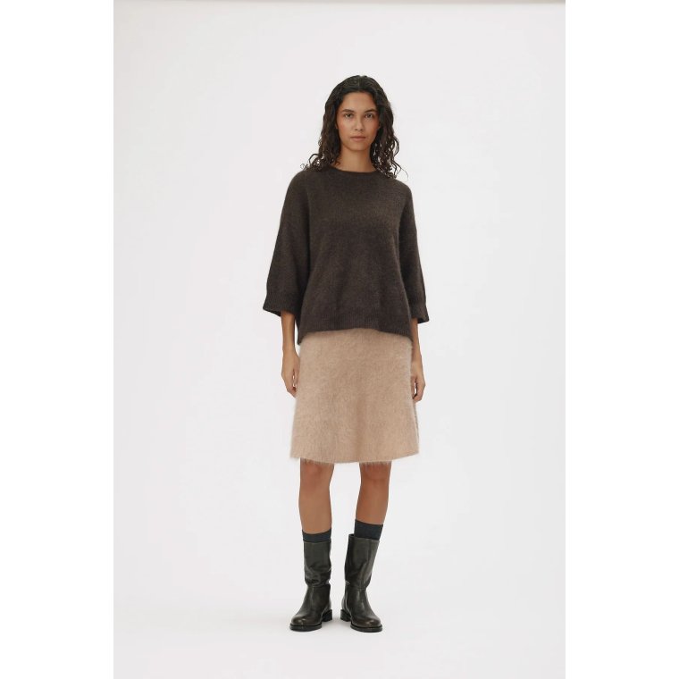 Six Ames - OLA SWEATER - Espresso Brown