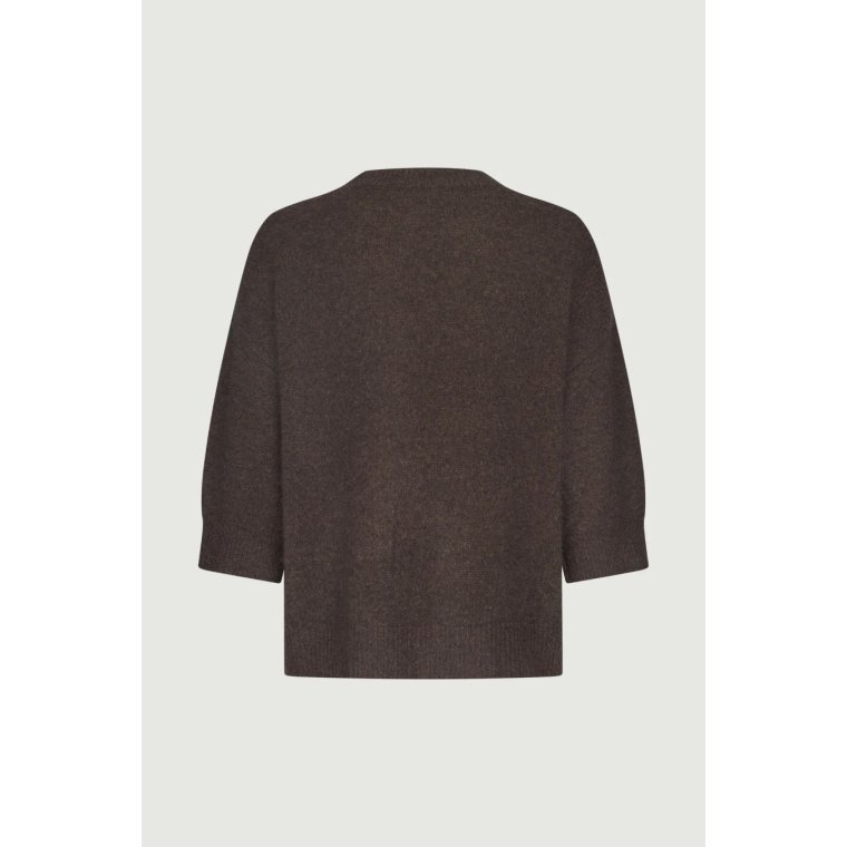 Six Ames - OLA SWEATER - Espresso Brown