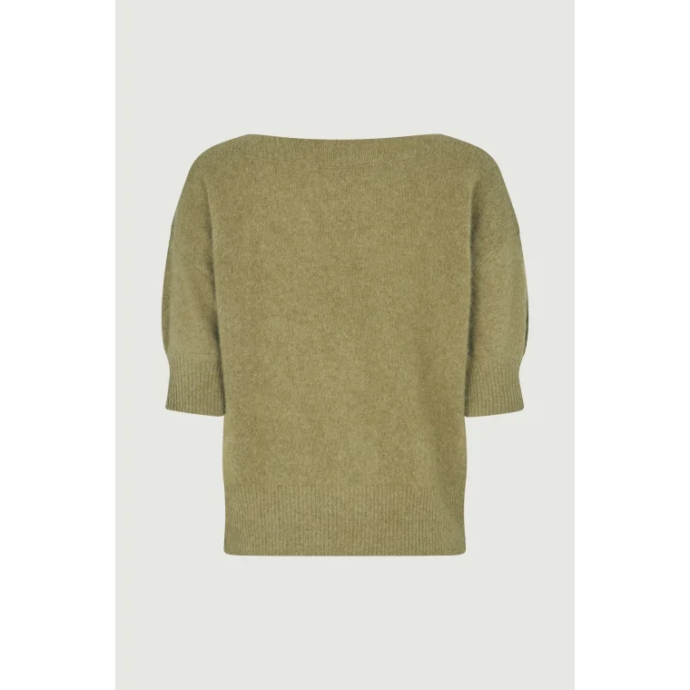 Six Ames - MOI SWEATER - Olive Green Melange