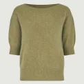 Six Ames - MOI SWEATER - Olive Green Melange
