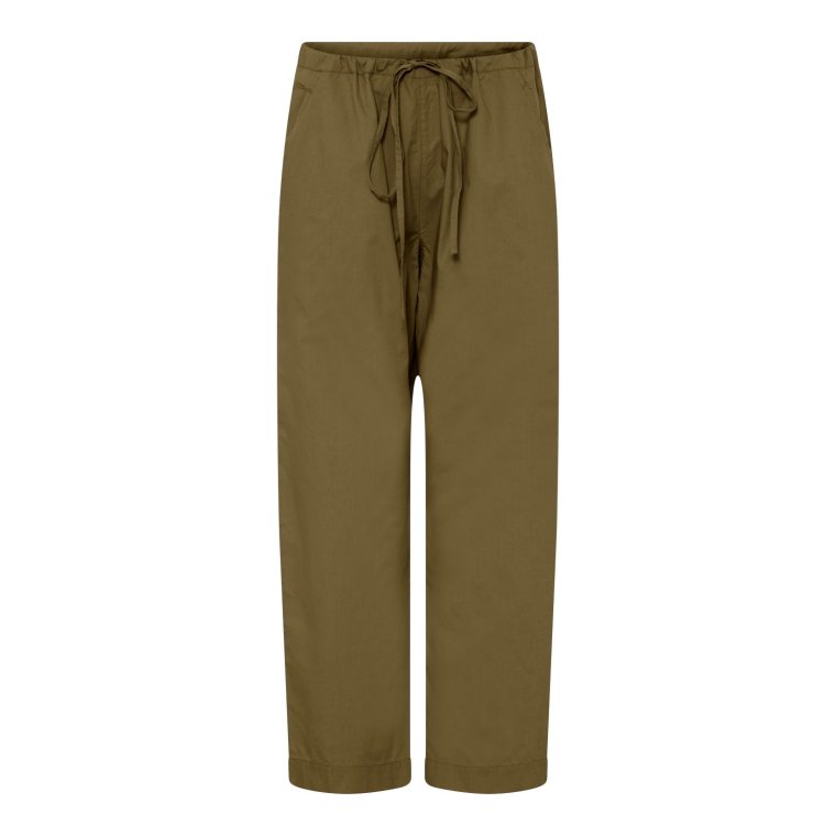 FRAU - Milano string ankle pant - Military Olive