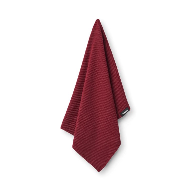 HUMDAKIN - Knitted Kitchen Towel - Rosewood
