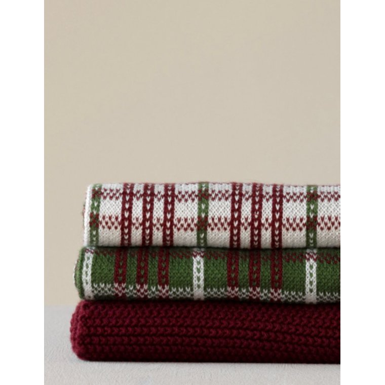 HUMDAKIN - Knitted Dishcloth - Festive Forest