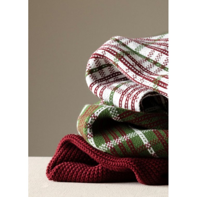 HUMDAKIN - Knitted Kitchen Towel - Festive Forest