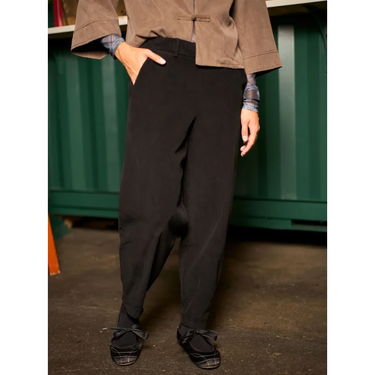 Black Colour - BCMEMPHIS barrel pant - Coffee