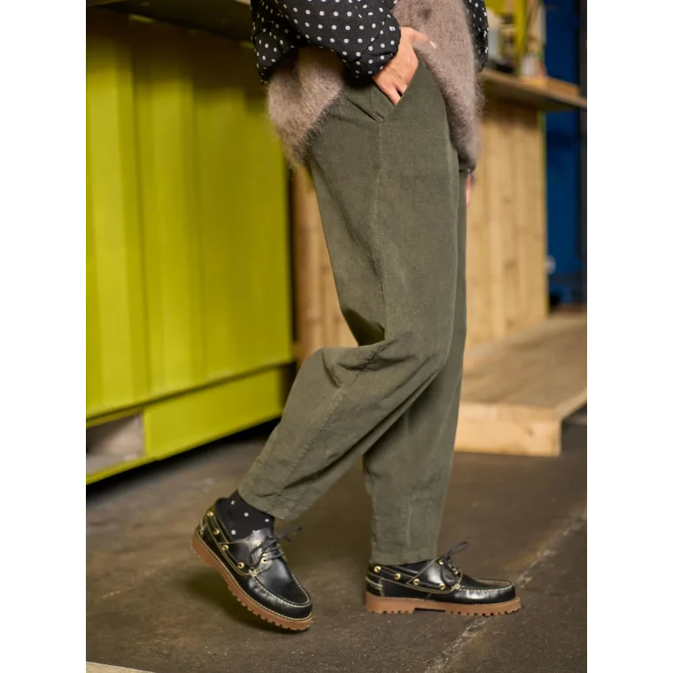 Black Colour - BCMEMPHIS barrel pant - Army