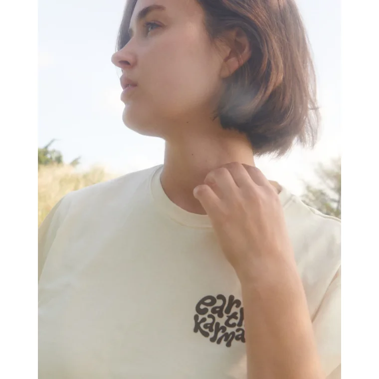 ELSK - BALANCE WOMEN'S INTERLOCK T-SHIRT - 002 OFF WHITE