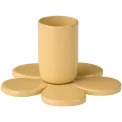 Stage t/1,3 cm lys blomsterformet - cafe cream