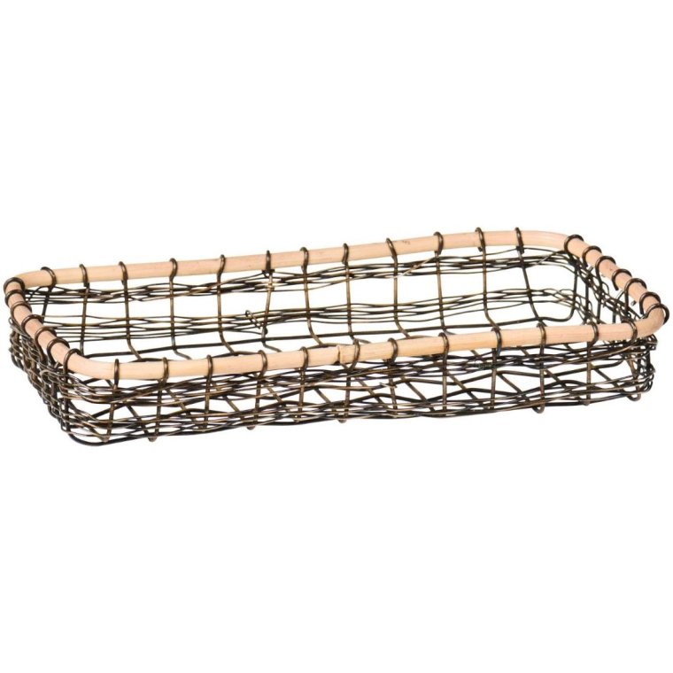 IB LAURSEN - Servietholder m/bambuskant aflang passer t/10x20 cm serviet