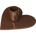 Ib Laursen - Stage t/1,3 cm lys hjerteformet - brun