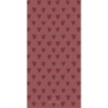 Ib Laursen - Serviet 10x20 cm desert rose m/r�de hjerter 16 stk/pk