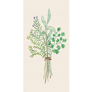 IB LAURSEN - Serviet 10x20 cm krydderurtebuket - 16 stk/pk