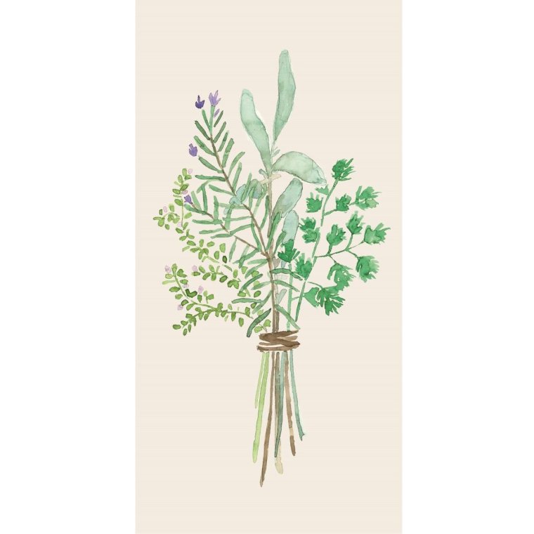 IB LAURSEN - Serviet 10x20 cm krydderurtebuket - 16 stk/pk