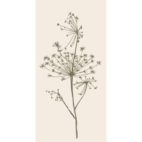 IB LAURSEN - Serviet grn skrmblomst 16 stk pr pakke