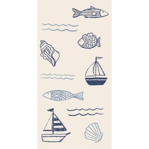IB LAURSEN - Serviet 10x20 cm p� havet 16 stk/pk