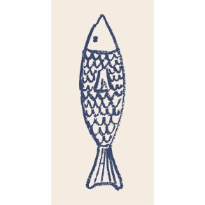 IB LAURSEN - Serviet 10x20 cm fisk 16 stk/pk