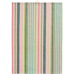IB LAURSEN - Viskestykke m/multifarvede striber - no. 2