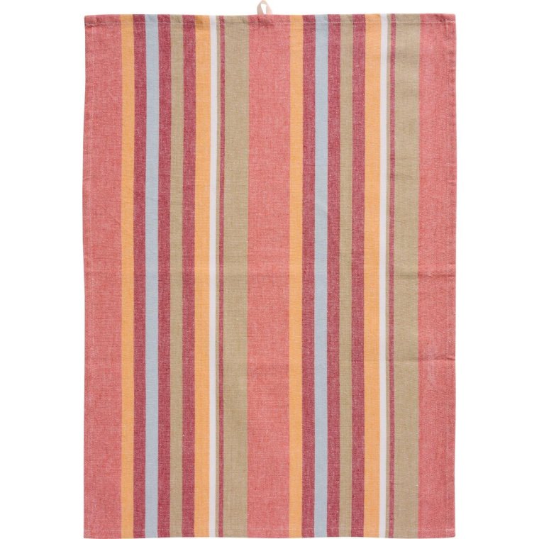 IB LAURSEN - Viskestykke m/multifarvede striber - no. 3