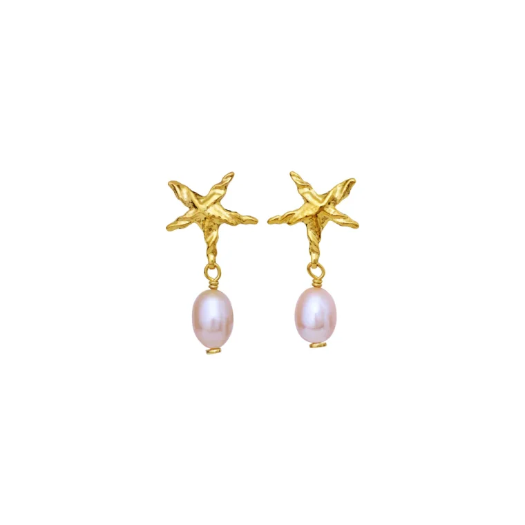 Maanesten - Sandie Earrings - Forgyldt 