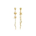 Maanesten - Aruba Earrings - Forgyldt