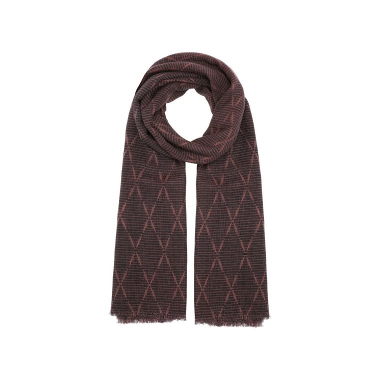 HABIBA - Amina ikat - burgundy